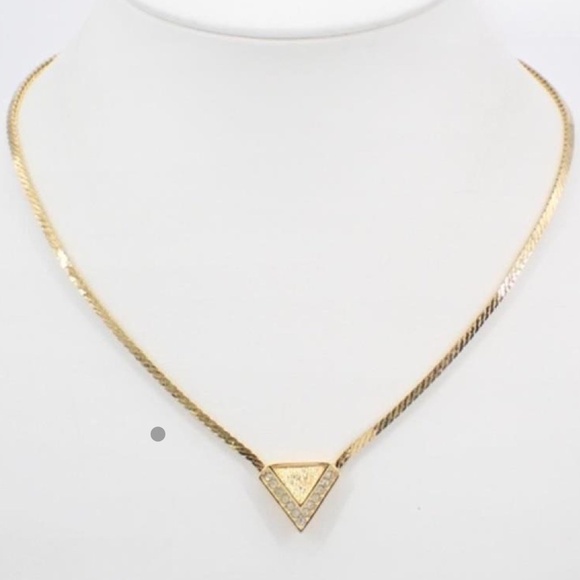 Christian Dior V Necklace Vintage - Picture 1 of 2